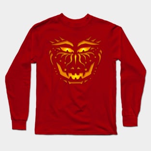 Pumpkin Face Long Sleeve T-Shirt